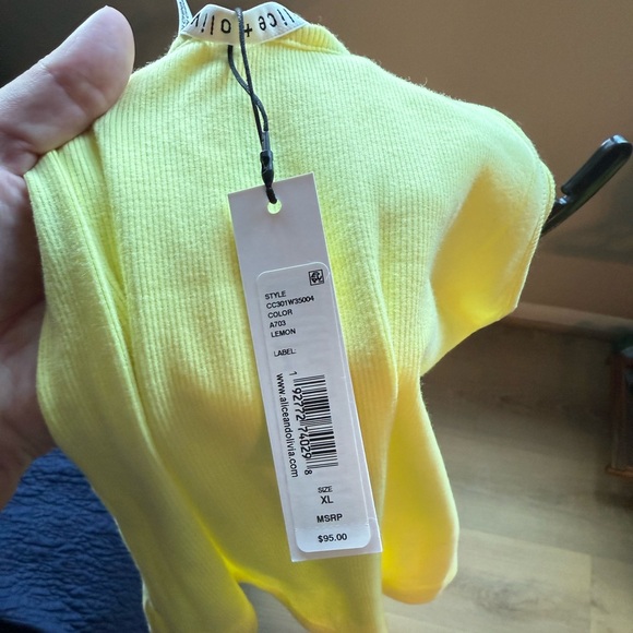 Yellow Ribbed Tank Top - Picture 4 of 4